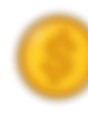 blurred coin